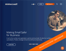 Tablet Screenshot of mimecast.net